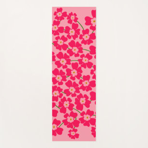 Magenta Pink Fantasy Blume Power Yogamatte