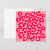 Magenta Pink Fantasy Flower Power (Vorne/Hinten)