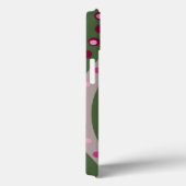 Magenta Pink Green Springtime Polka Dot Gemustert Case-Mate iPhone Hülle (Rückseite / Rechts)