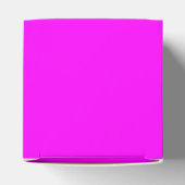 Magenta pink minimalistisch schlichtes Geschenk Geschenkschachtel (Oben)