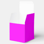 Magenta pink minimalistisch schlichtes Geschenk Geschenkschachtel (Geöffnet)