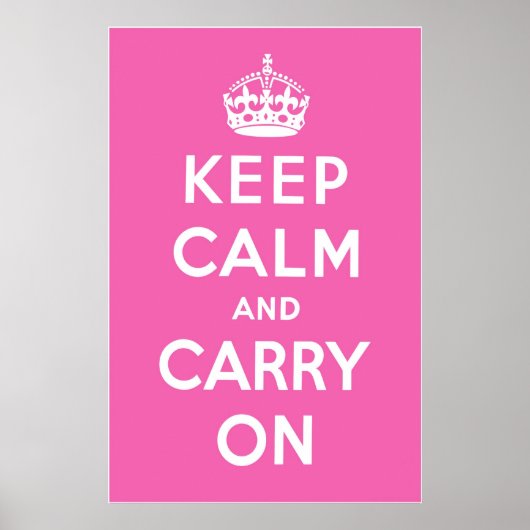 Magenta Pink Poster (Vorne)