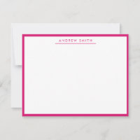 Magenta Pink Simple Line Moderne Klassik Minimalis
