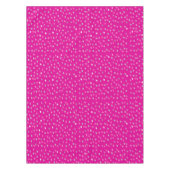 Magenta Polka Dots Tischdecke (Vorderseite)