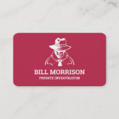 Magenta Privatdetektiv Visitenkarte (Vorderseite)