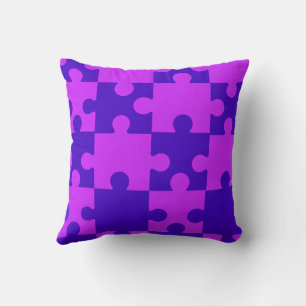 Magenta-Puzzle Kissen