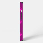Magenta Pyramiden iPhone Hülle (Linke Seite)