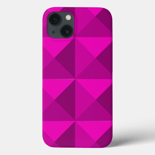Magenta Pyramids Case-Mate iPhone Hülle (Rückseite)