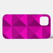 Magenta Pyramids Case-Mate iPhone Hülle (Rückseite (Horizontal))