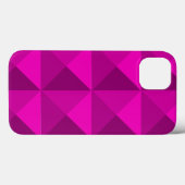 Magenta Pyramids Case-Mate iPhone Hülle (Rückseite (Horizontal))