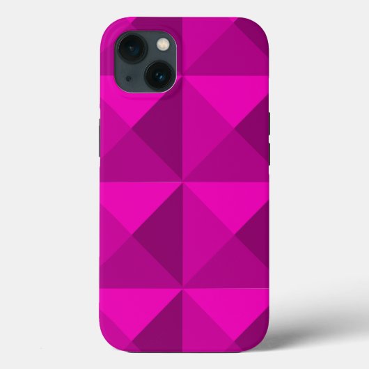 Magenta Pyramids Case-Mate iPhone Hülle (Rückseite)