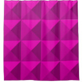 Magenta Pyramids Duschvorhang (Vorderseite)