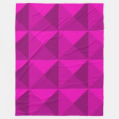 Magenta Pyramids Fleecedecke (Vorderseite)
