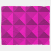 Magenta Pyramids Fleecedecke (Vorderseite (Horizontal))