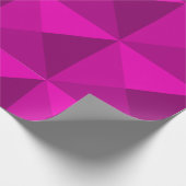 Magenta Pyramids Geschenkpapier (Ecke)