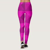 Magenta Pyramids Leggings (Rückseite)