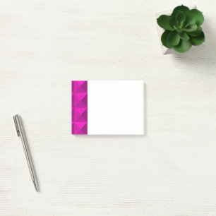 Magenta Pyramids Postit Notes Post-it Klebezettel