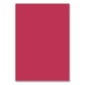 Magenta Red Chic Weddings Custom Guest Platzkarte Tischnummer (Rückseite)