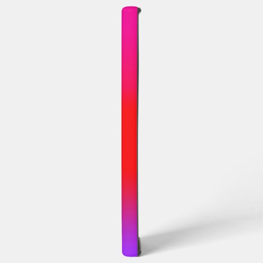 Magenta Red Lila Ombre Gradient Pattern Samsung Galaxy Hülle (Linke Seite)