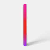 Magenta Red Lila Ombre Gradient Pattern Samsung Galaxy Hülle (Linke Seite)