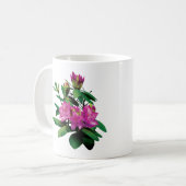 Magenta Rhododendronswith Buds Kaffeetasse (Vorderseite Links)