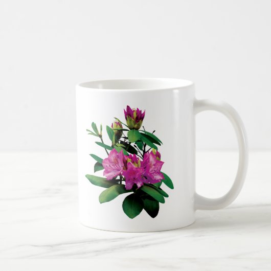Magenta Rhododendronswith Buds Kaffeetasse (Rechts)
