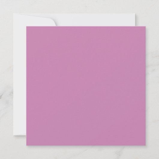 Magenta Rosa Frühlingssaison solide Farbe Karte (Vorderseite)
