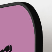 Magenta Rosa Frühlingssaison solide Farbe Pickleball Schläger (Linke Seite)