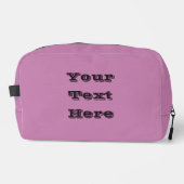 Magenta Rosa Frühlingssaison solide Farbe Waschbeutel (Vorderseite)