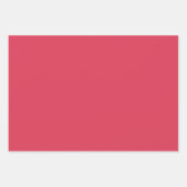 Magenta Rosa mit Goldfisch-Orangenflecken Geschenkpapier Set (Vorderseite 2)