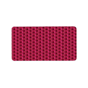 Magenta-Rose Adressaufkleber