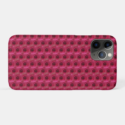 Magenta-Rose Case-Mate iPhone Hülle (Rückseite (Horizontal))
