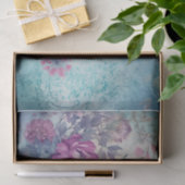 Magenta Rose farbenfrohe Blumenbilder Seidenpapier (Geschenk)