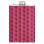 Magenta Rose - Modernes Blumendesign Flachmann (Vorderseite)