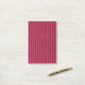 Magenta-Rose Post-it Klebezettel (Auf Schreibtisch)