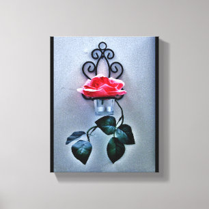 Magenta Rose Sconce Leinwanddruck