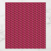 Magenta-Rose Weinetikett (Einzelnes Label)