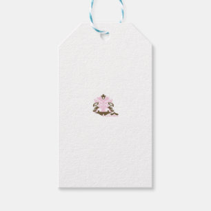 Magenta-rot, gelblich-orange dekorativ geschenkanhänger