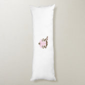 Magenta-rot, gelblich-orange dekorativ seitenschläferkissen (Rückseite (Vertikal))