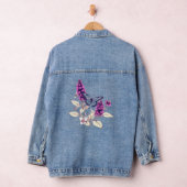 Magenta Schmetterlingsbusch Jeansjacke (Hangar)