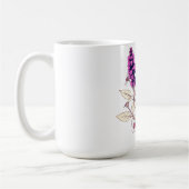 Magenta Schmetterlingsbusch Kaffeetasse (Links)