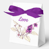 Magenta Schmetterlingsflieder Geschenkschachtel (Vorderseite)