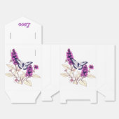 Magenta Schmetterlingsflieder Geschenkschachtel (Ungefaltet)