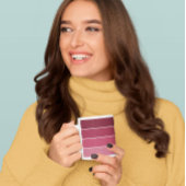 Magenta Shades Colour Harmonie Tasse Weiße Grenze