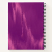 Magenta Shimmer Notizblock (Rückseite)