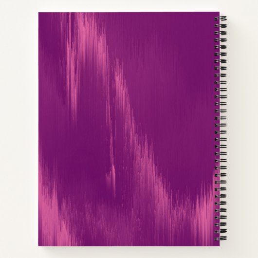 Magenta Shimmer Notizblock (Rückseite)