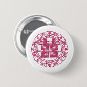 Magenta Shuan Xi Button (Vorne & Hinten)