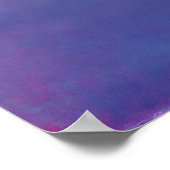 Magenta Sky Abstrakt Landschaft Poster (Ecke)
