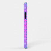 Magenta, Sky Blue und Navy Geometric Case-Mate iPhone Hülle (Hinten/Rechts)