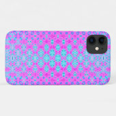 Magenta, Sky Blue und Navy Geometric Case-Mate iPhone Hülle (Rückseite (Horizontal))